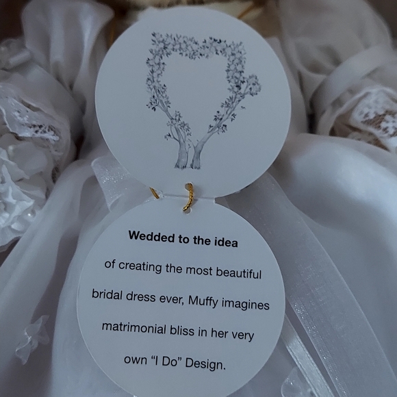 NABCO Muffy Vanderbear "I Do" Bride Bear - Picture 8 of 14